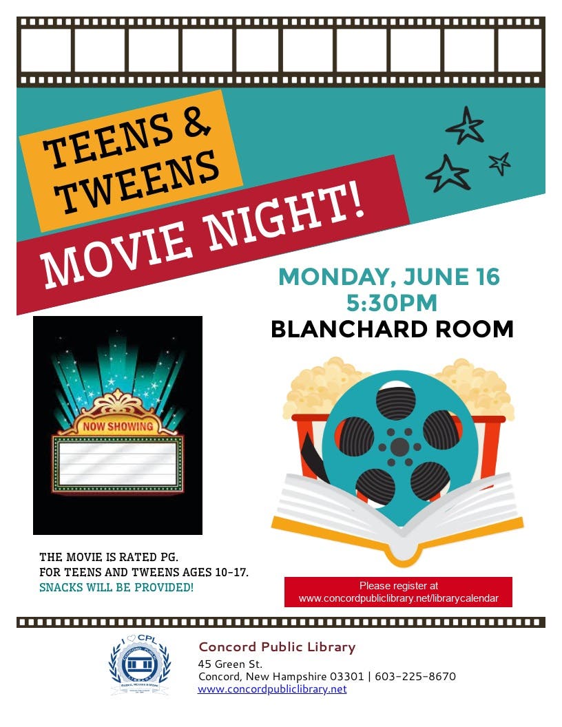 Teens & Tweens Movie Night