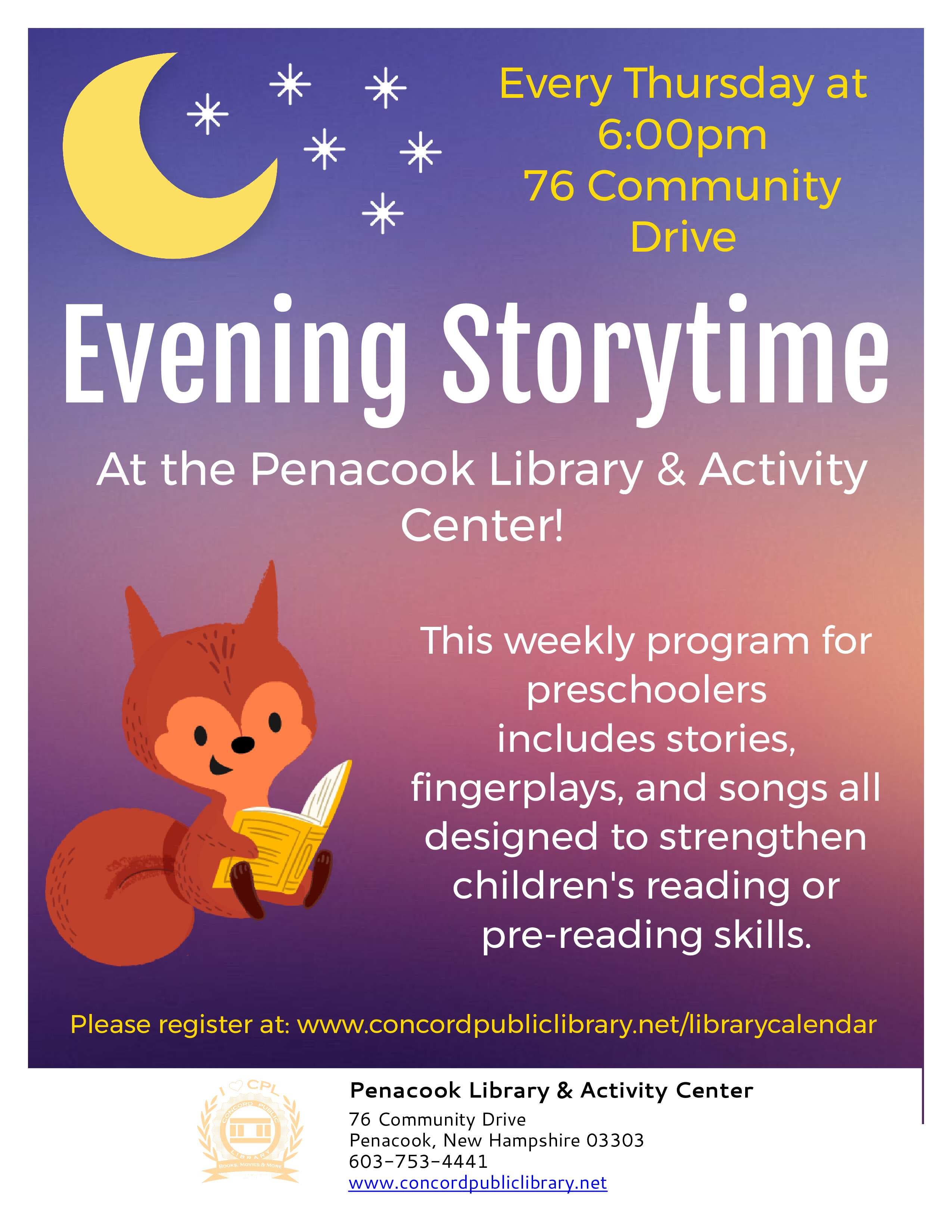 Evening Storytime