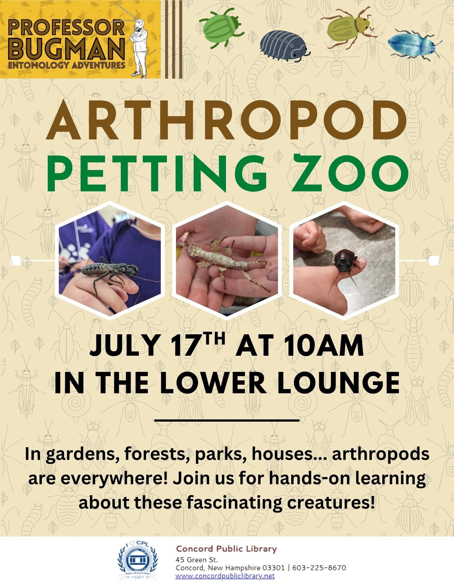 Arthropod Petting Zoo