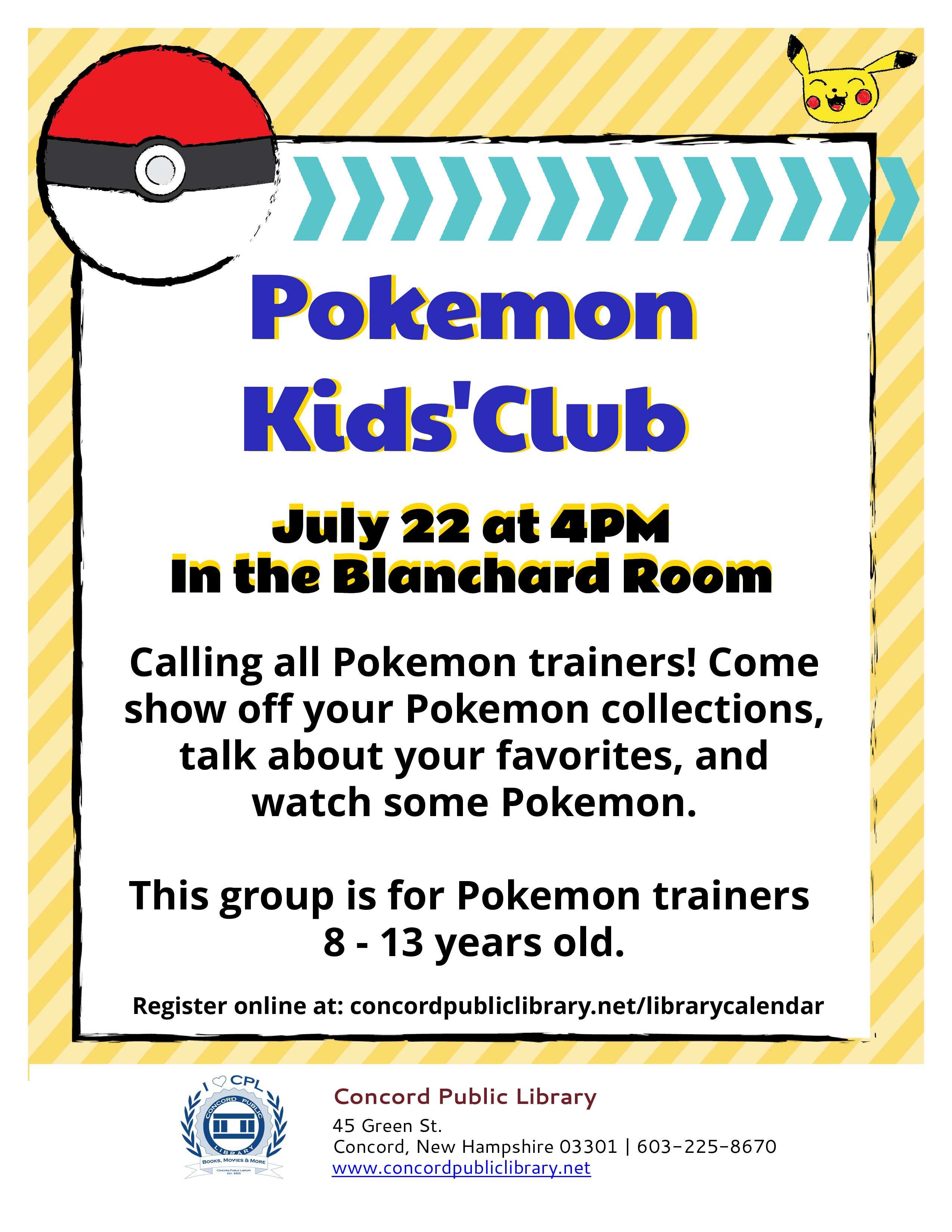 Pokemon Kids Club