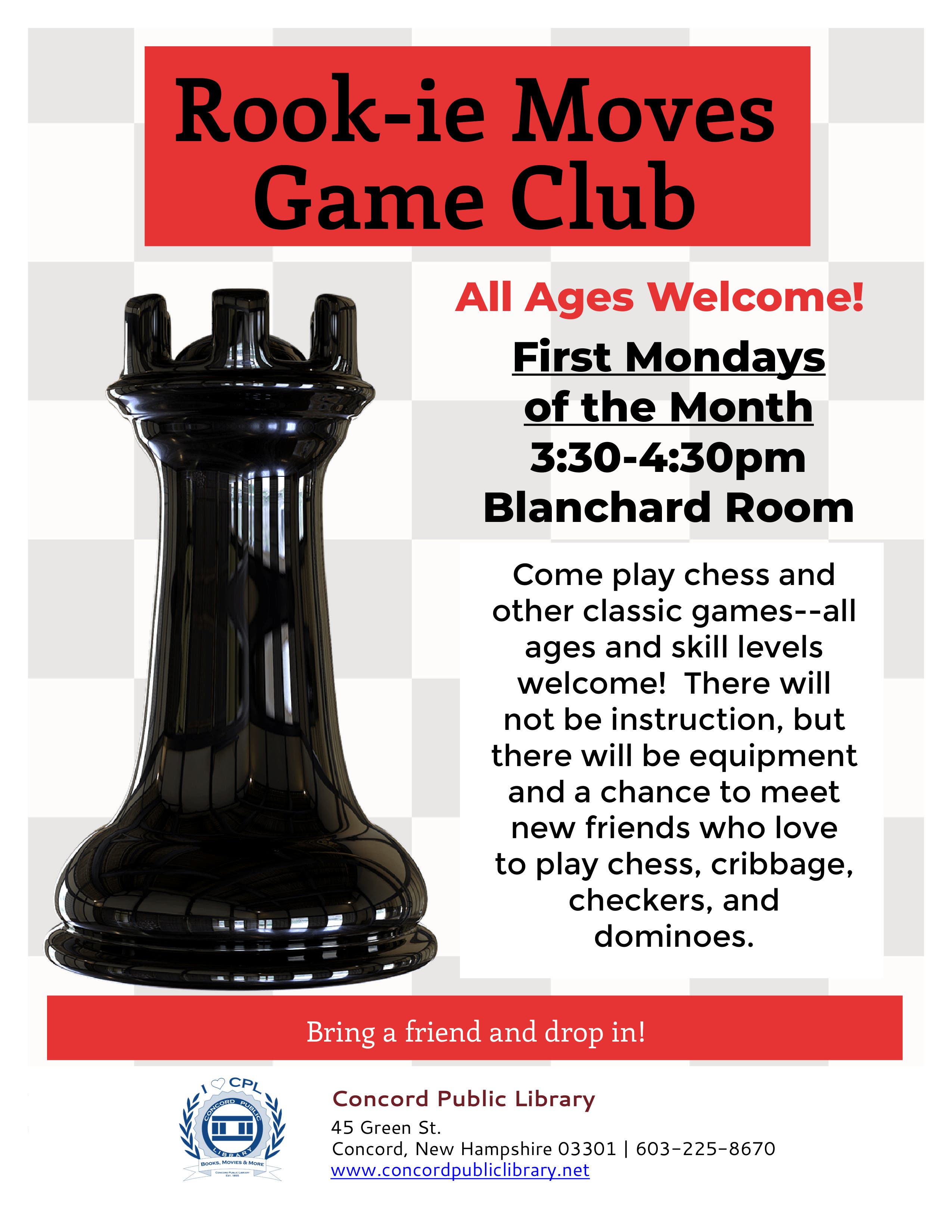 Rook-ie Moves Game Club