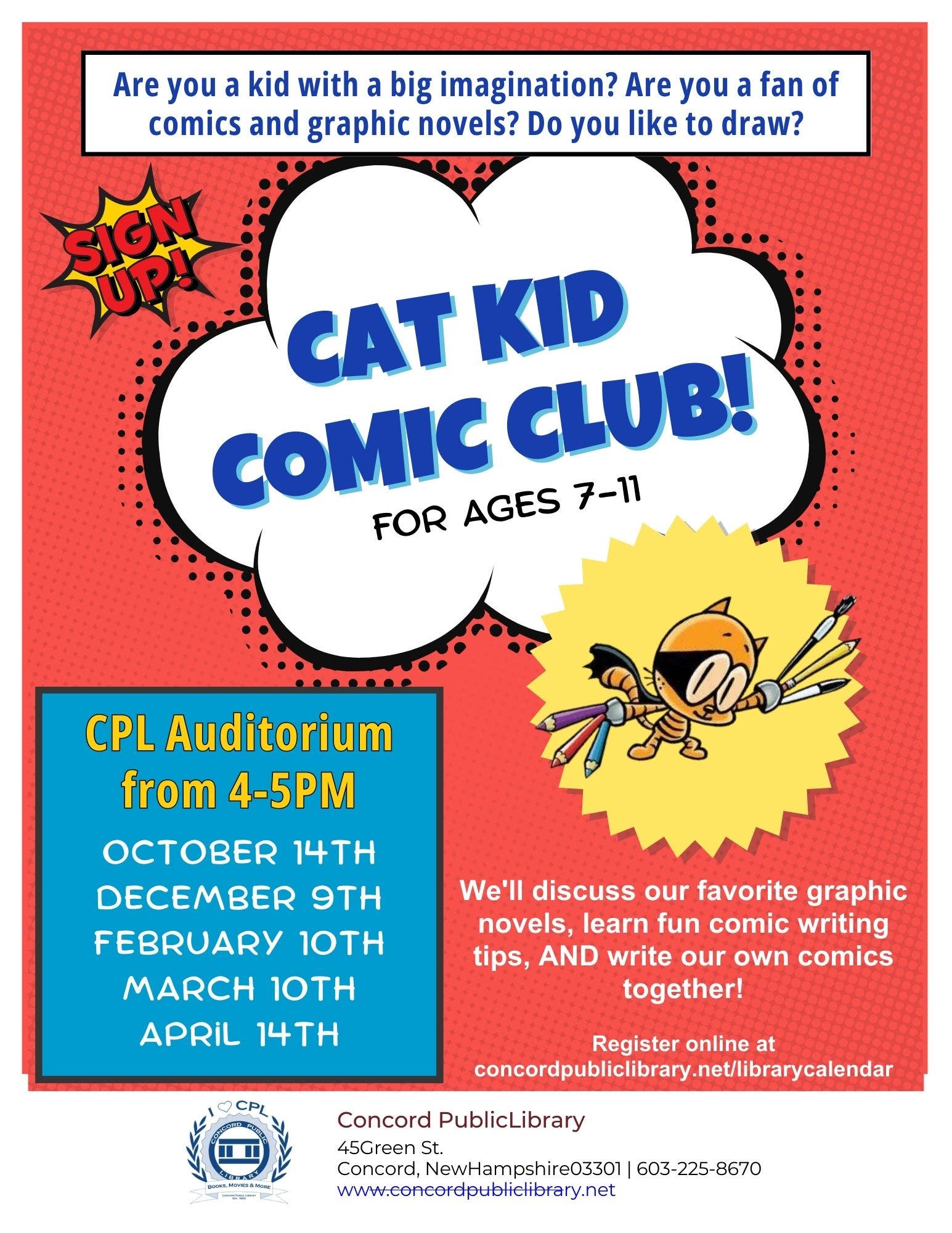 Cat Kid Comic Club!