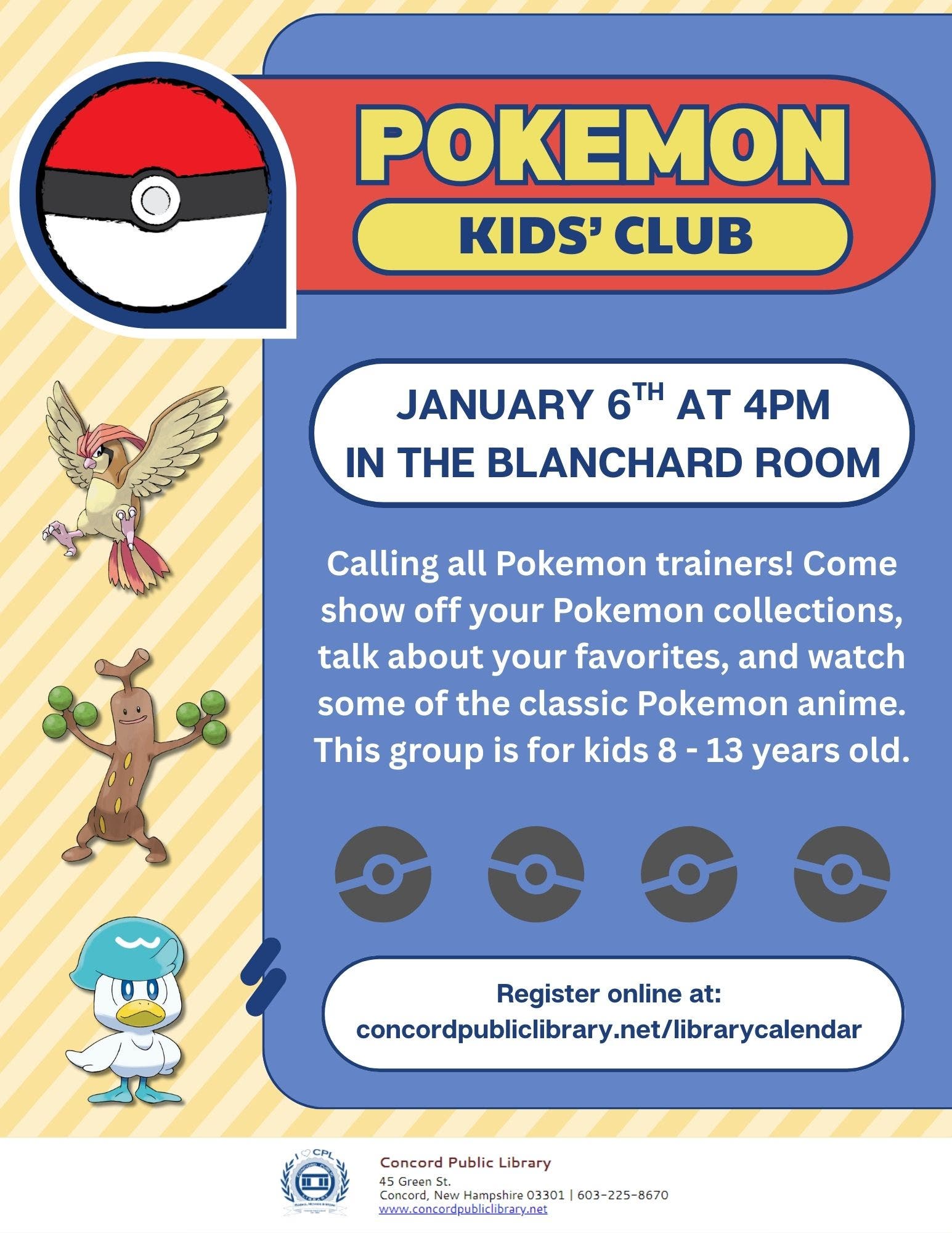 Pokemon Kids' Club