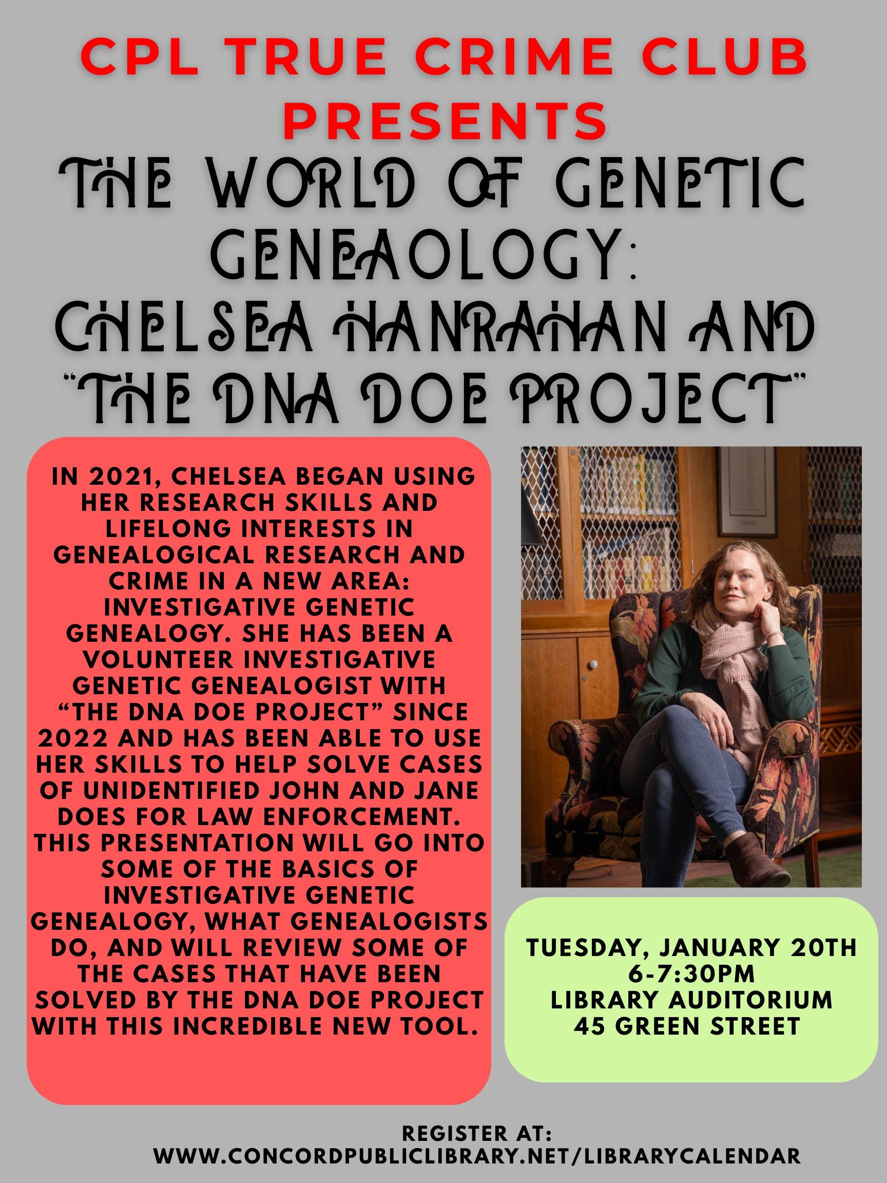 True Crime Club: The World of Genetic Genealogy