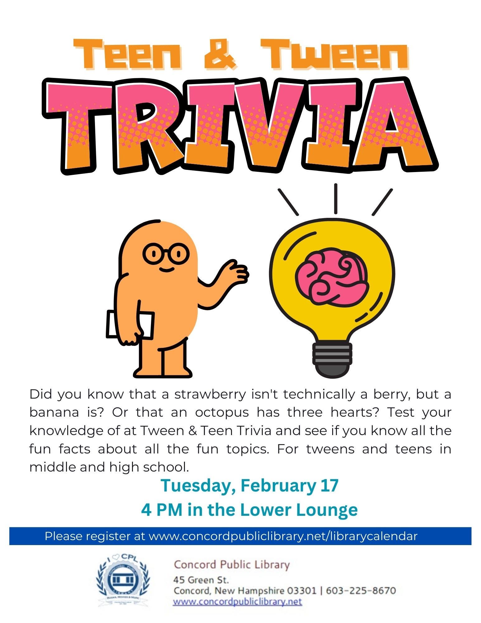 Teen & Tween Trivia