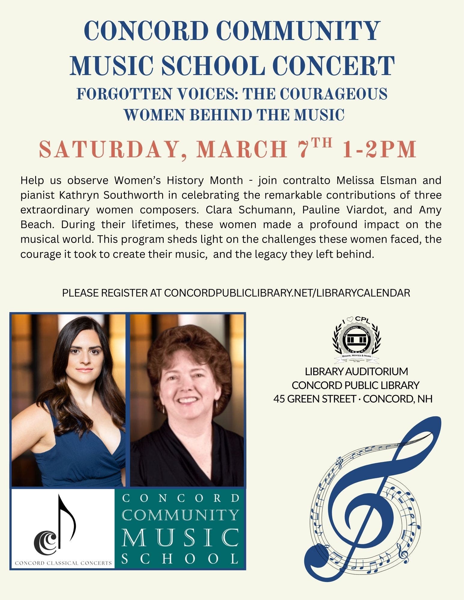 Concord Community Music School Concert