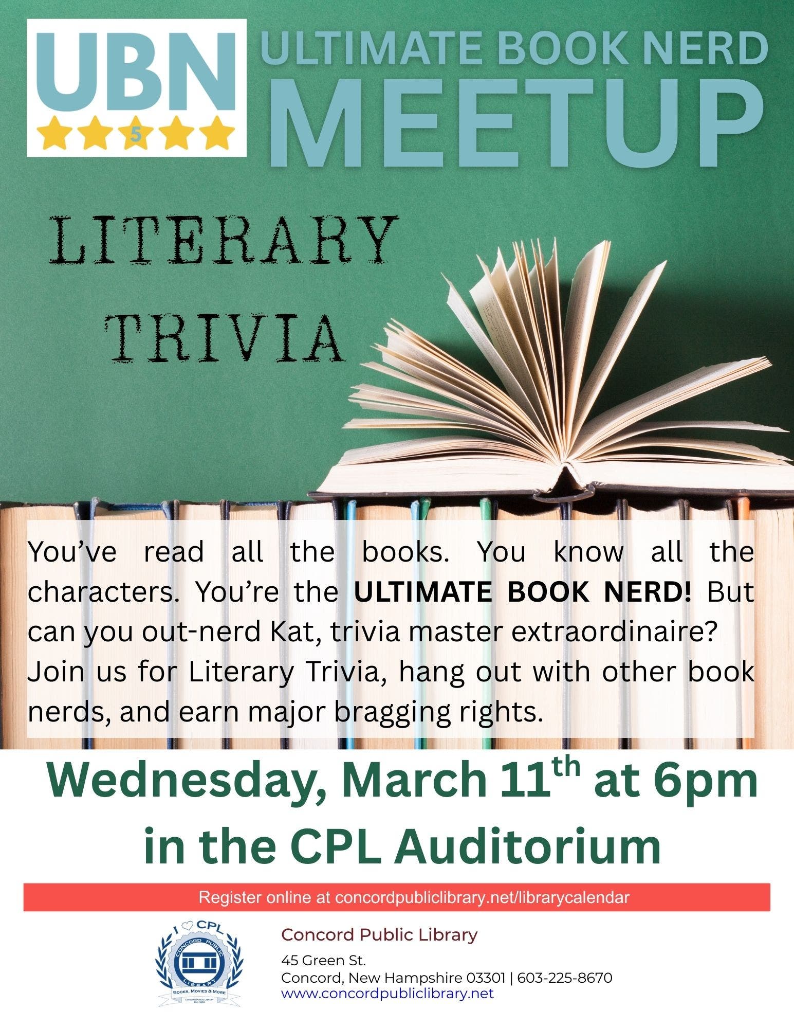 Ultimate Book Nerd Literary Trivia