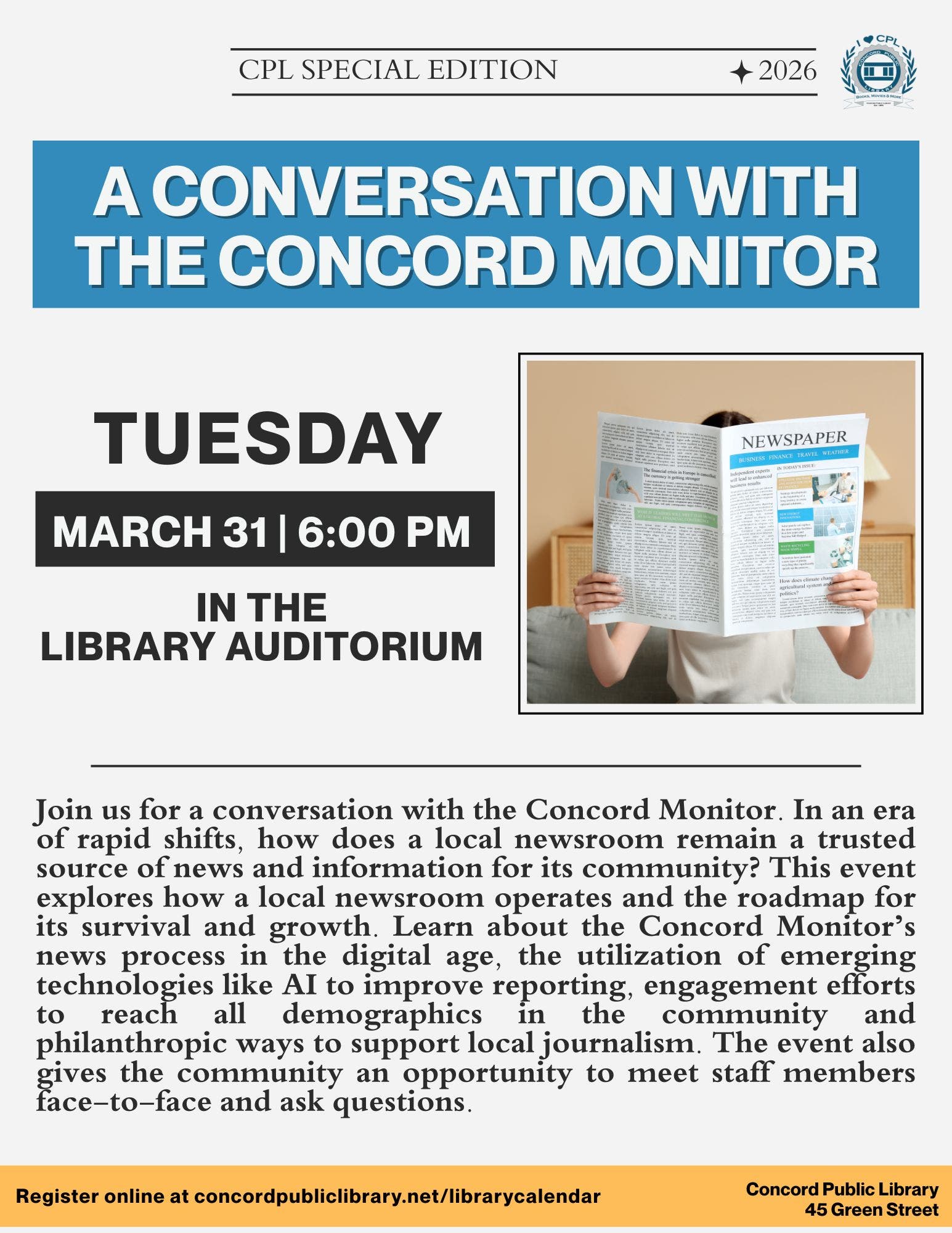 A Conversation with the Concord Monitor