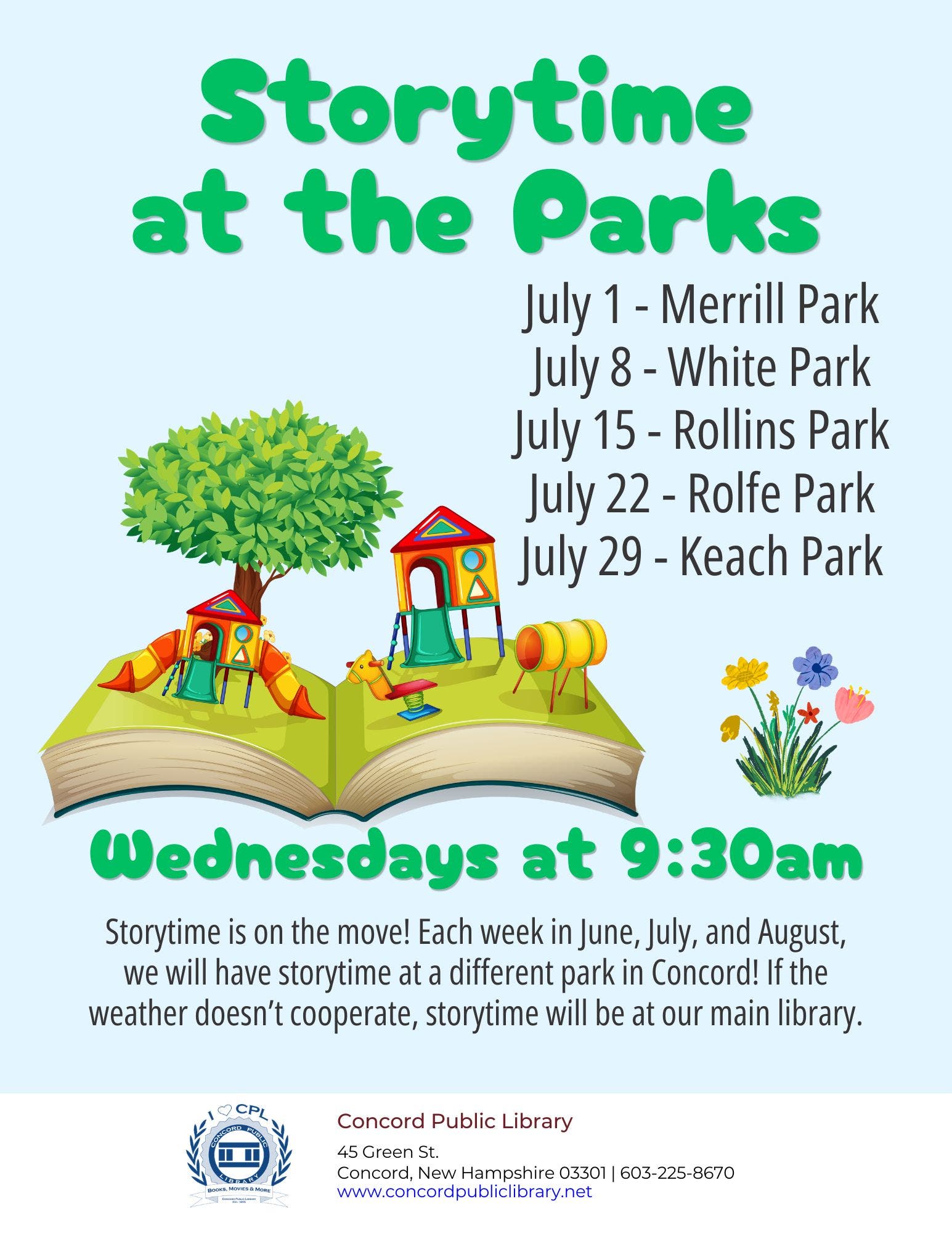 Storytime at the Parks