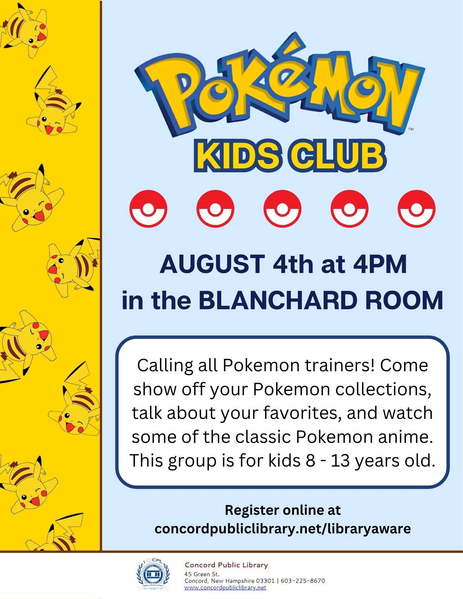 Pokemon Kids Club