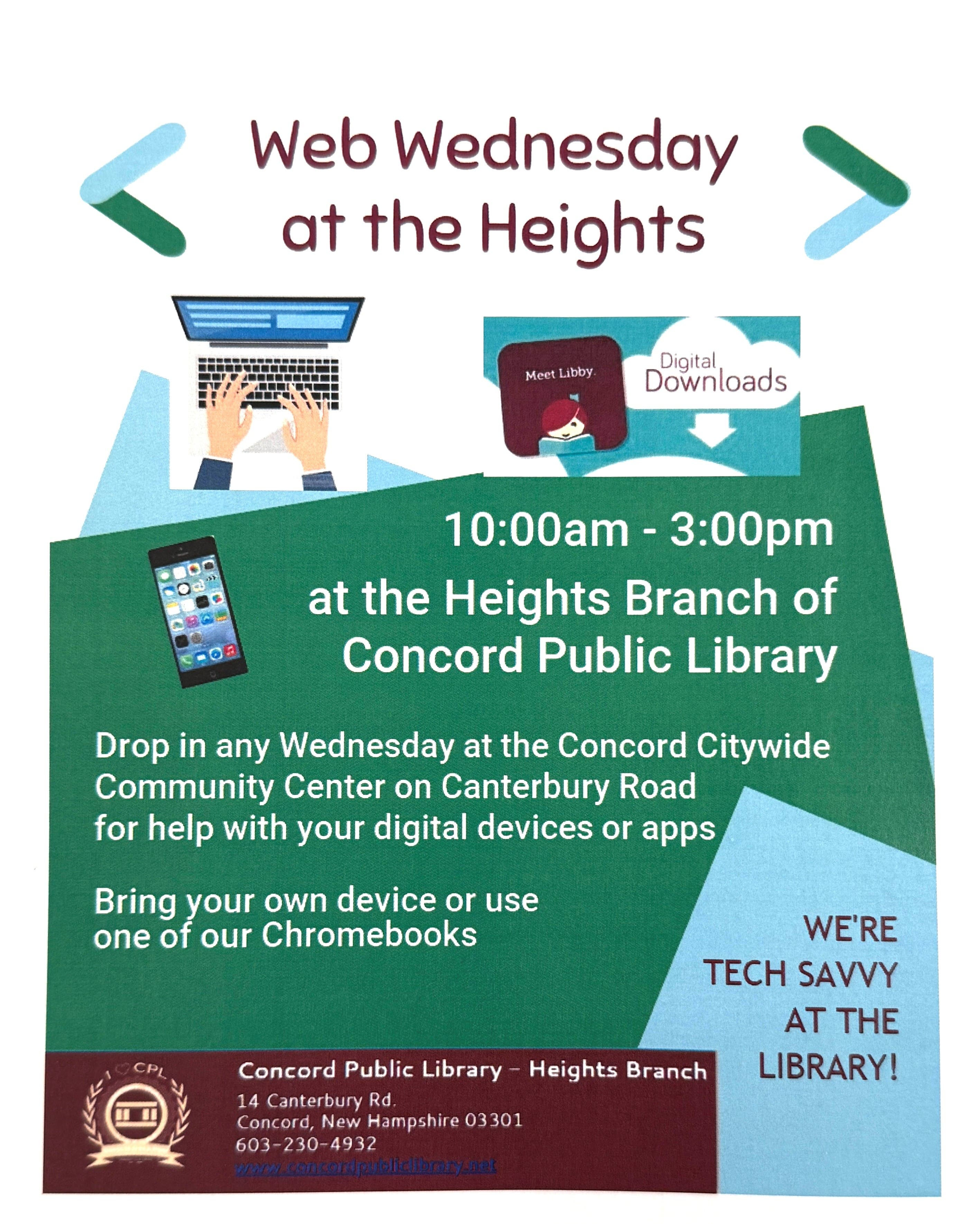 Web Wednesday at the Heights