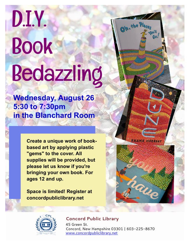 D.I.Y. Book Bedazzling
