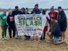 From left to right: Congratulations to Kristen Barry, Kennedy Elsey, Donnie Todd, Save the Harbor/Save the Bay’s Executive Director Chris Mancini, Jane Kepros, Charlie Storey, Derek Green,  David Nardella with Jeff Reagan and John Murphy.