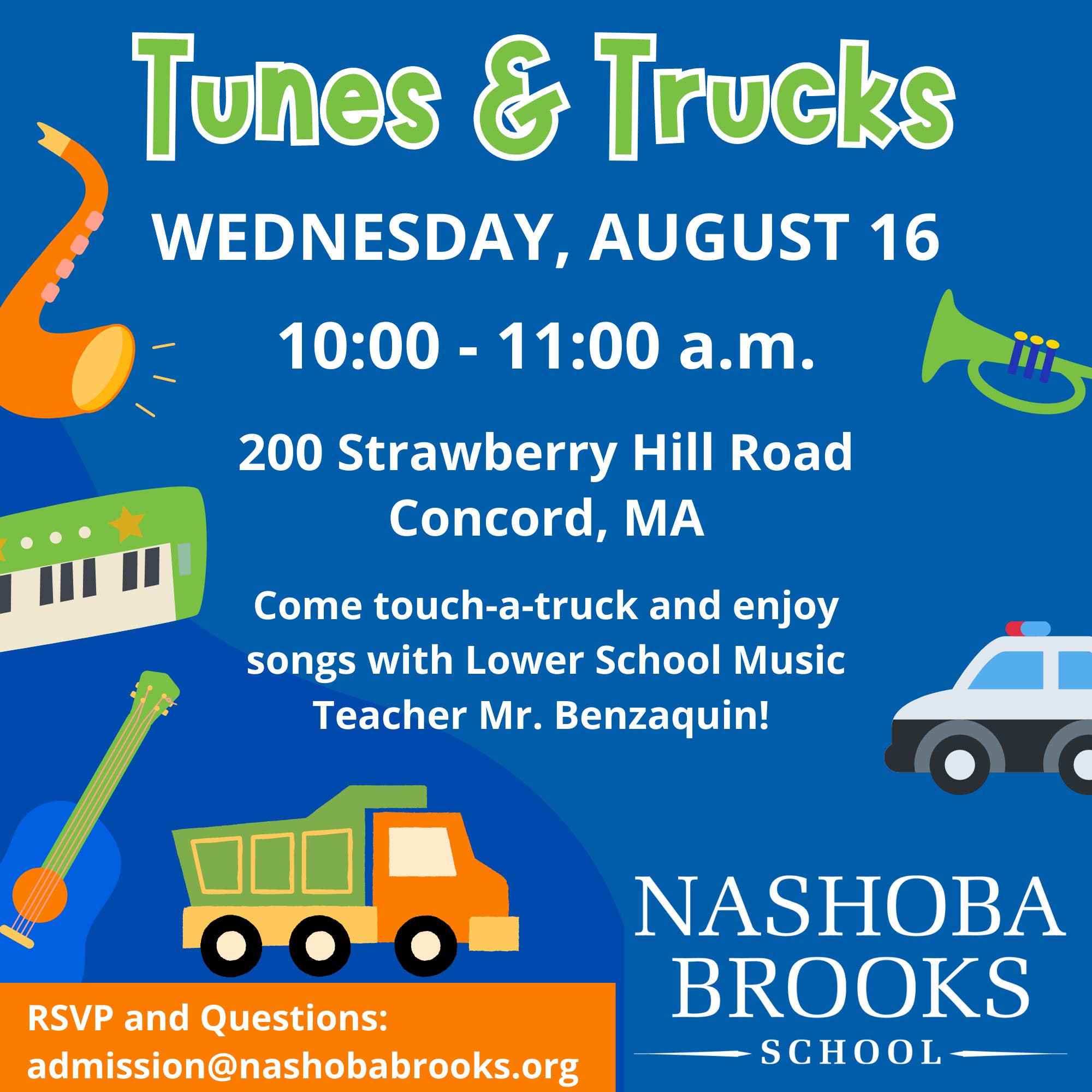 Aug 16 | Tunes & Trucks | Concord, MA Patch