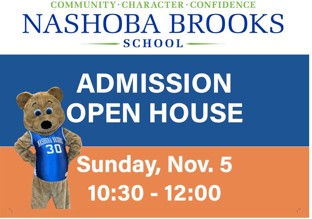 Nov 5 | Admission Open House at Nashoba Brooks School | Concord, MA Patch