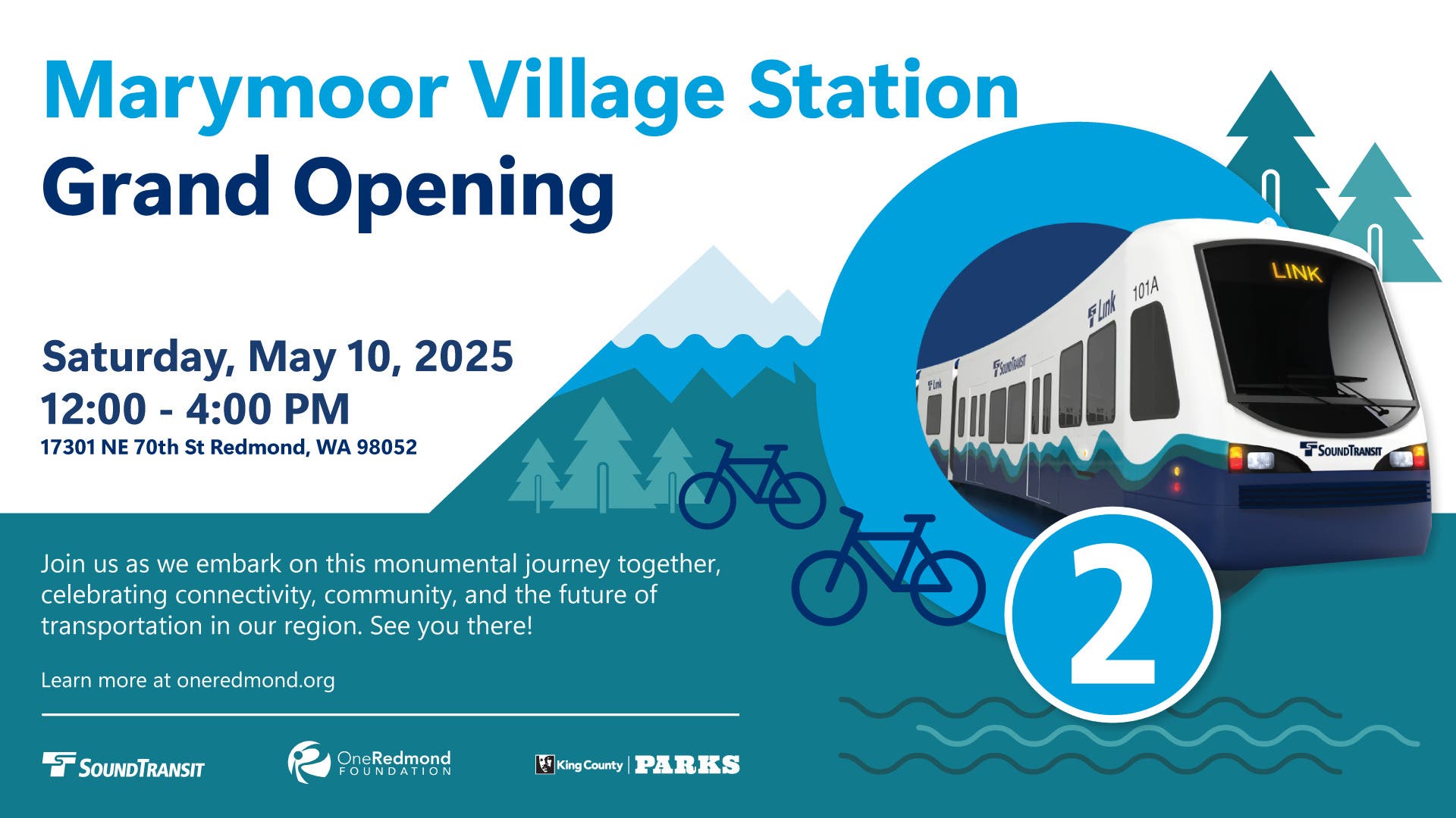 Marymoor Village Light Rail Station Grand Opening
