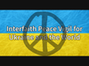 The First Congregational Church of Danbury will host a Peace Vigil on Monday, March 7, 2022, at 6:30 p.m.