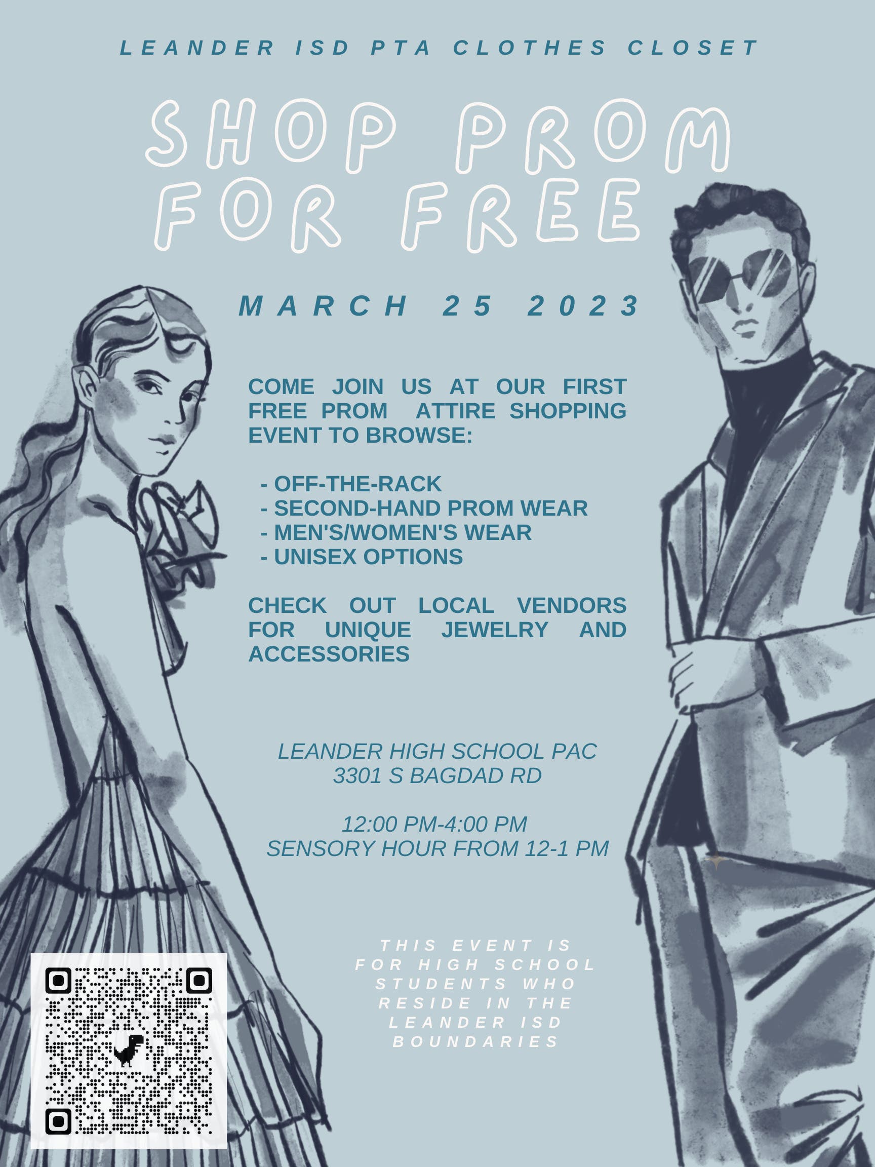 Mar 25 | Shop For Prom Attire For FREE for Leander ISD Students. | Cedar  Park, TX Patch
