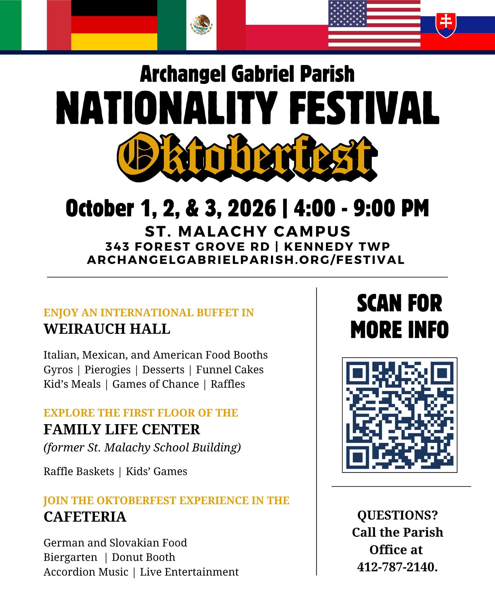 Archangel Gabriel Parish Nationality Festival & Oktoberfest