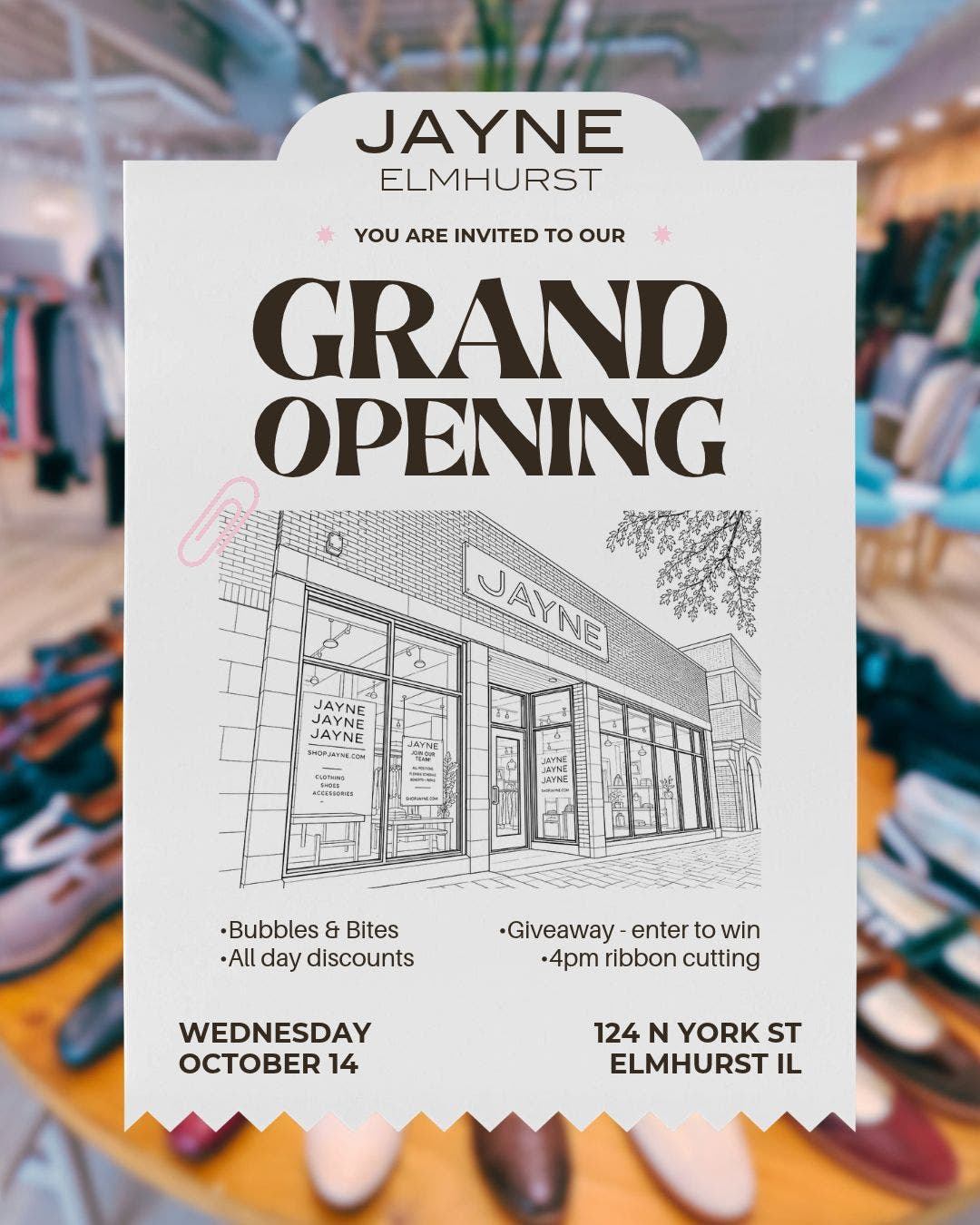 JAYNE Elmhurst Grand Opening