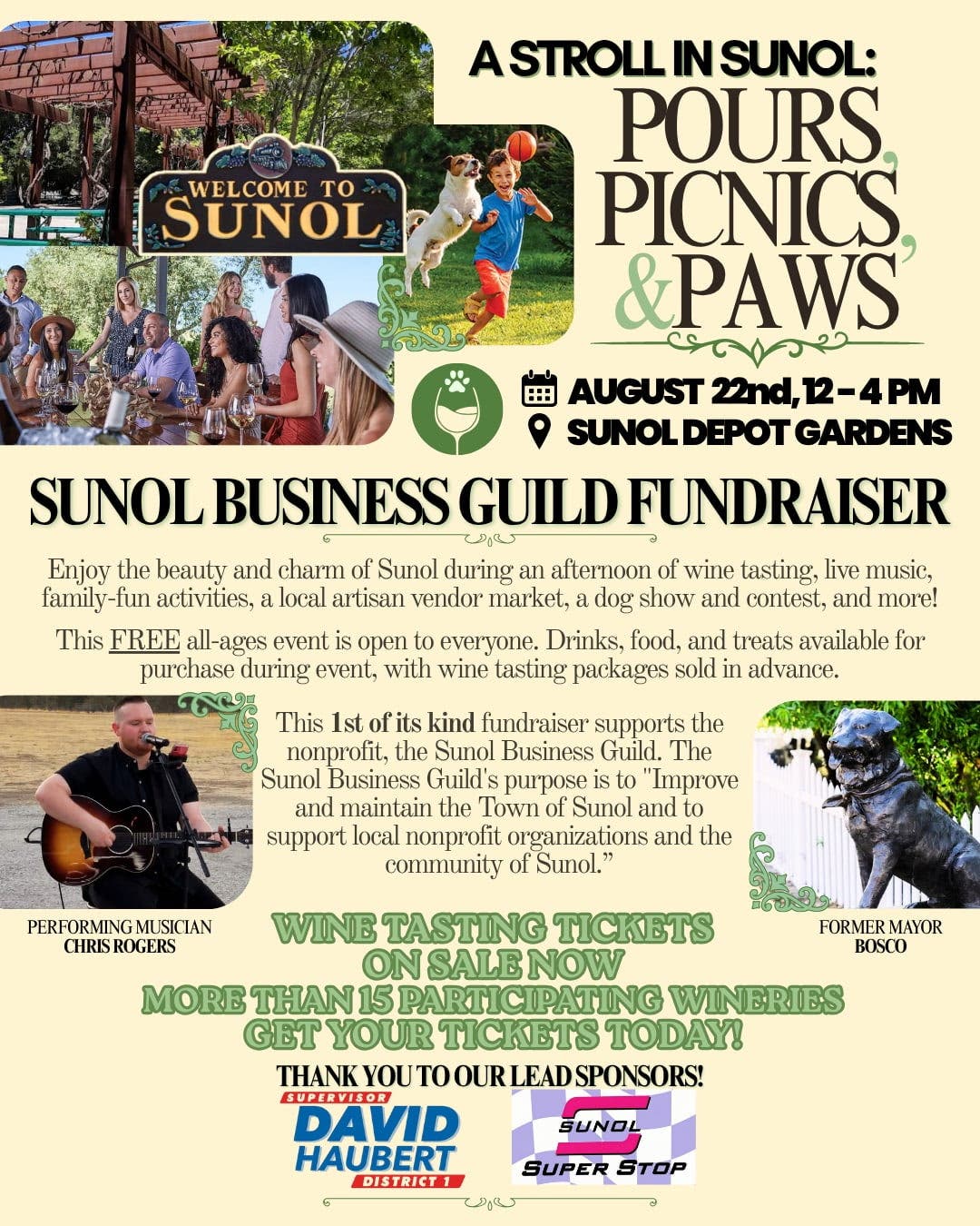 A Stroll In Sunol: Pours, Picnics, & Paws