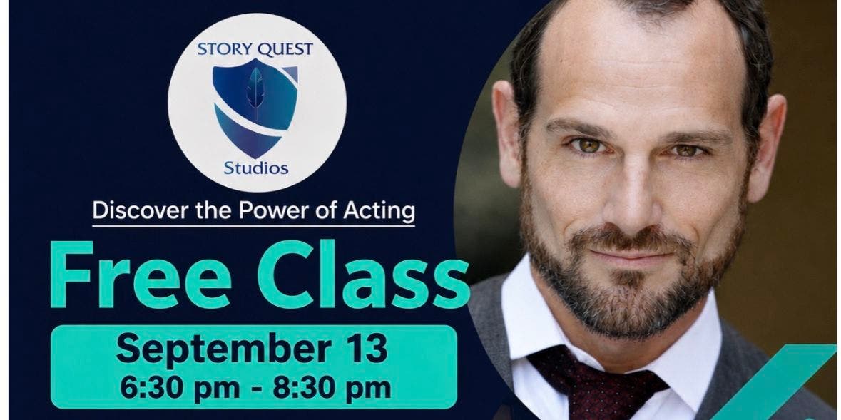 FREE Acting Class for Film, Stage, And TV!