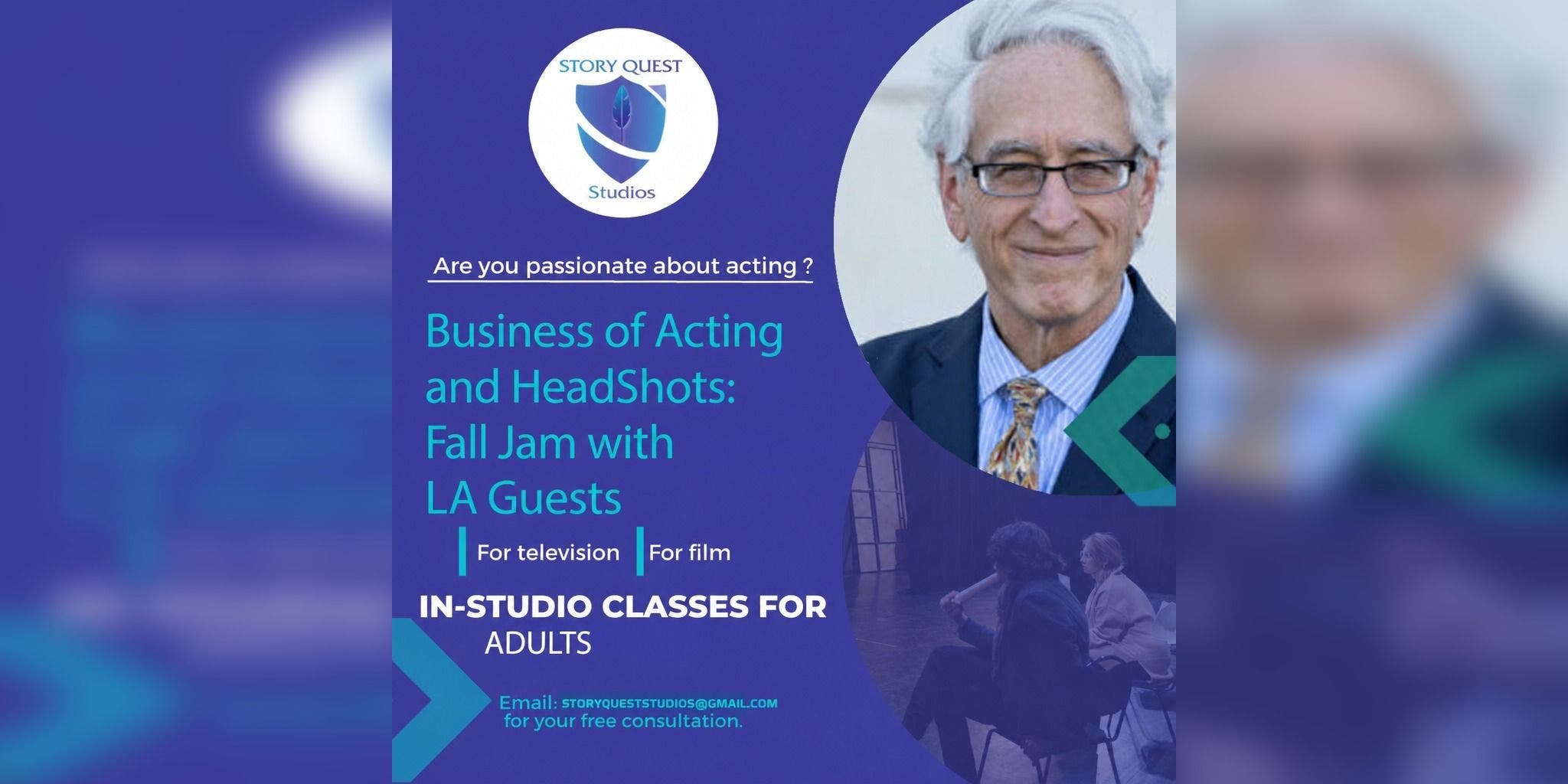 Business of Acting Seminar and Hollywood HeadShots: Fall Jam with LA Guests
