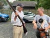 Keith Jones and Dr. David Naumec of Heritage Consultants discuss an 18th Century musket.