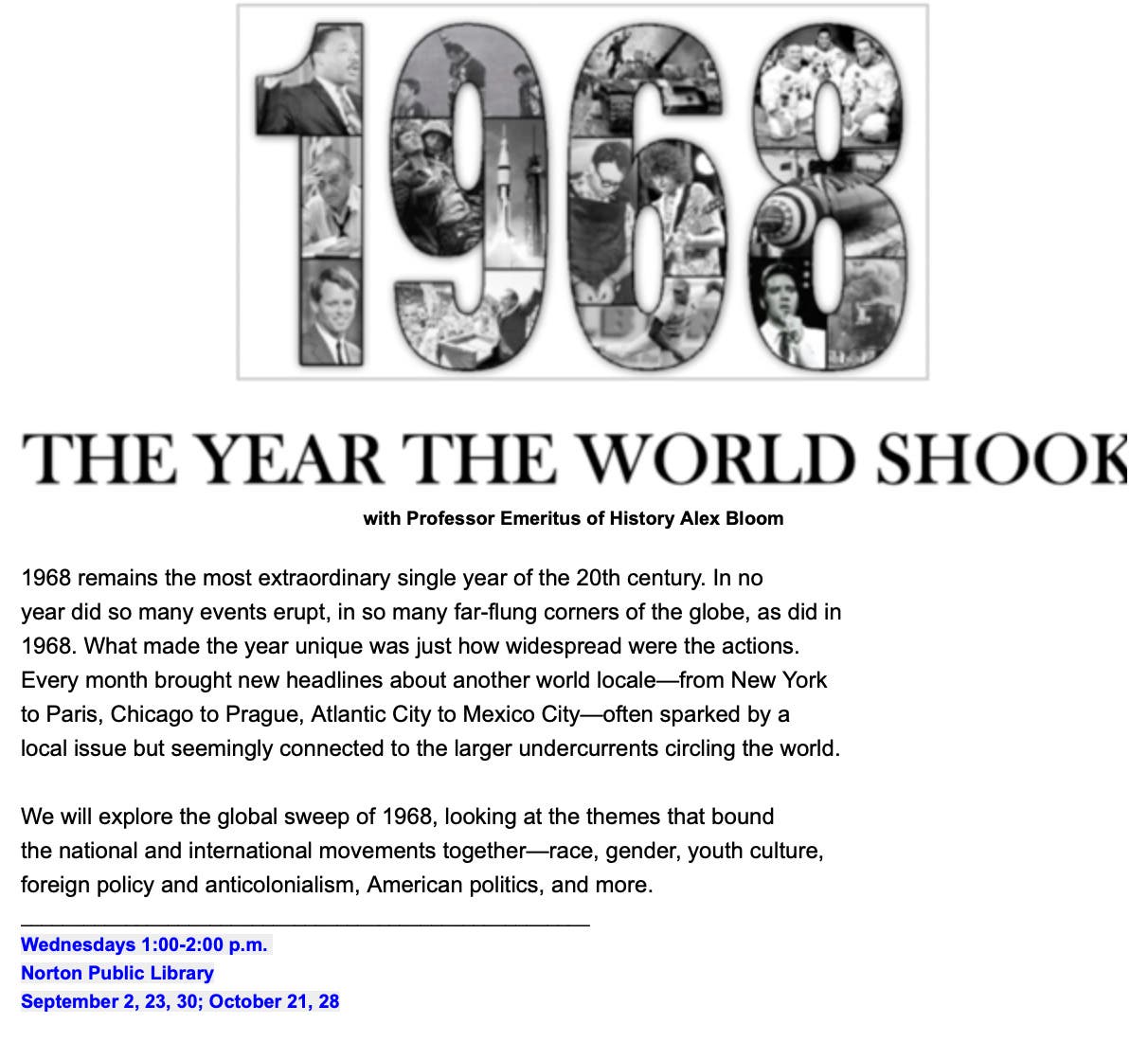 1968  The Year the World Shook