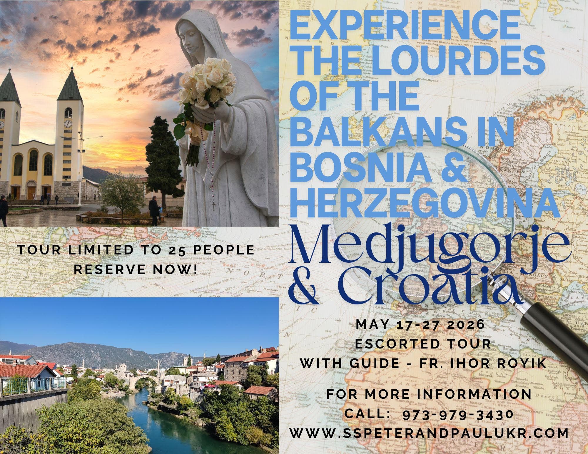 Trip to Croatia, very reasonably priced ~ Call Father Ihor! (phone# on flyer)