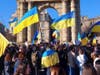 A recent protest in Kyiv. Those who remain in Ukraine will never give up the fight for their homeland, Berry said.