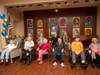 The members of the Lions Gate 100 Club are Morris Dworkin (back row from left); Francis Eisenberg; Susan Graham; Lucille Goff; and (front row from left) Claire Heller; Seymour Siegel; Izydor Einziger; Minnie Kauffman; Donald Fletcher; and Mildred Levine.