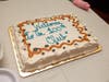 No birthday party is complete unless it has a cake. The staff at Lions Gate made sure this celebration had one. 