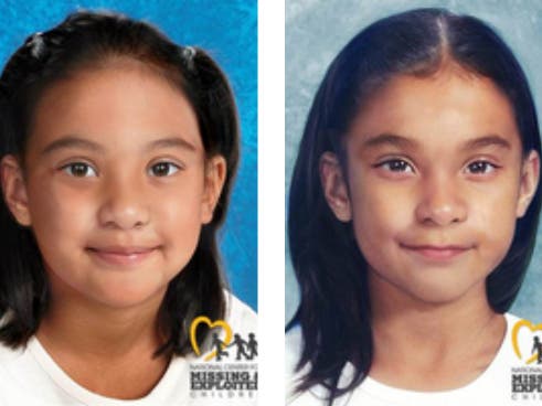 These age-enhanced photos show what Dulce Maria Alvaez, who disappeared from Bridgeton City Park in September of 2019, might look like today. 