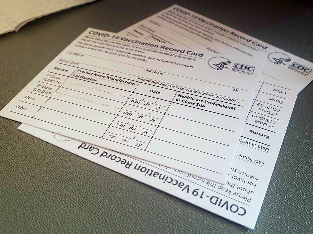 A Turnersville woman allegedly made about 400 fake COVID-19 vaccination cards, according to authorities. 