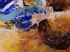 One of the paintings currently on display at the "Art for Ukraine" exhibit at the Perkins Loft Gallery in Collingswood. 