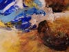 One of the many pieces of art that was on display during the recent pop-up exhibit titled "Art for Ukraine" at the Perkins Center for the Arts in Collingswood. 
