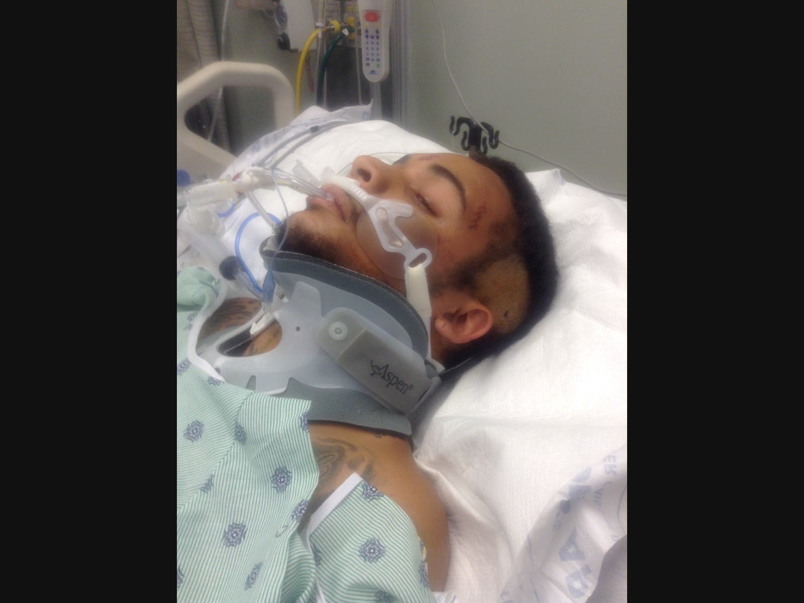 This is a picture of Xavier Ingram, the Camden City man left paralyzed after an encounter with police and is slated to receive $10 million, according to a press release. 