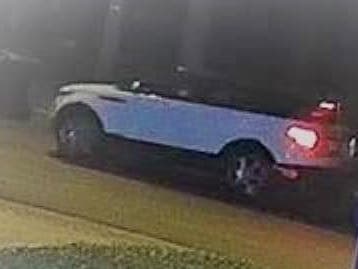 Police seek an SUV in connection with a drive-by shooting in Cherry Hill Township early Tuesday morning.