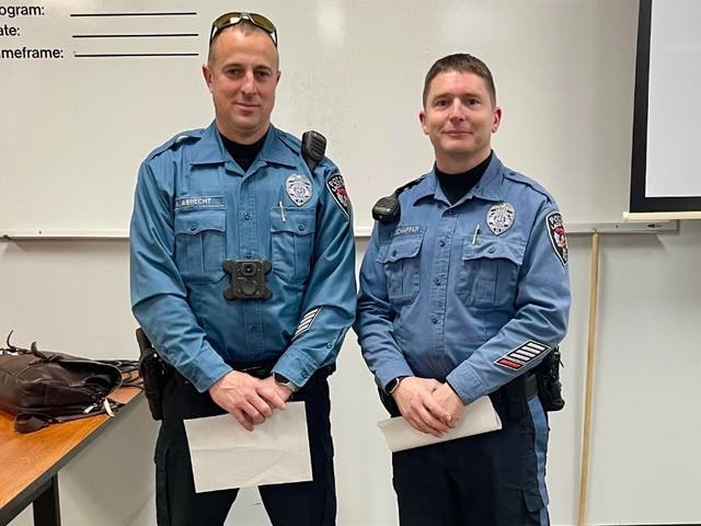 Lacey Police Officers Awarded For Saving Woman Trapped In Burning Home