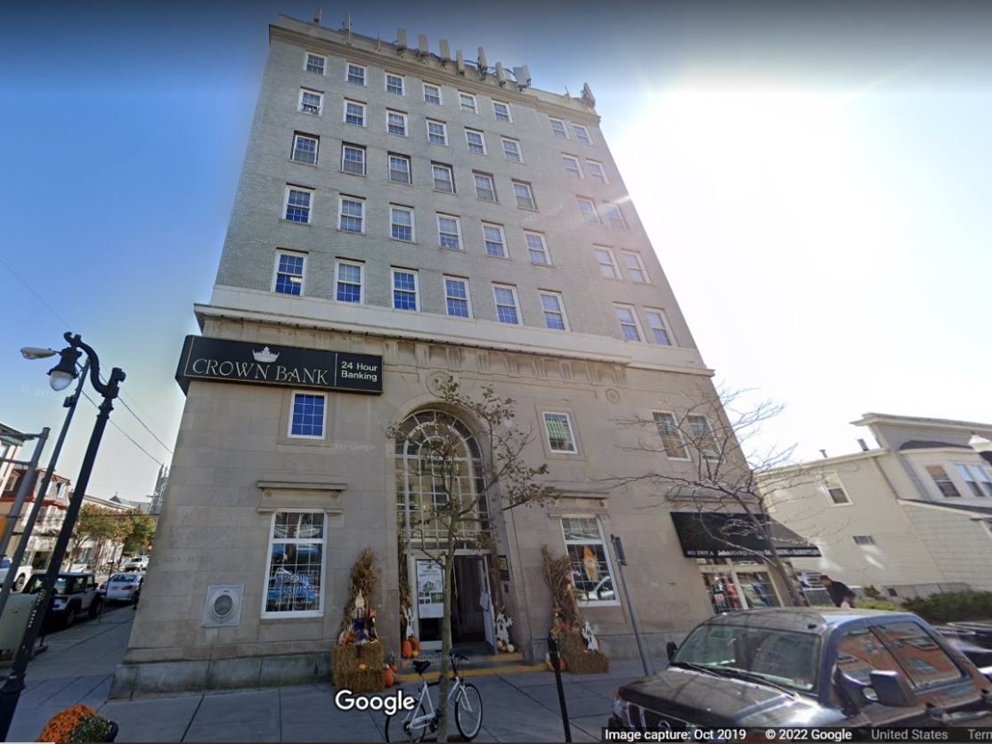 The Crown Bank building is being sold to an Ocean City investor.