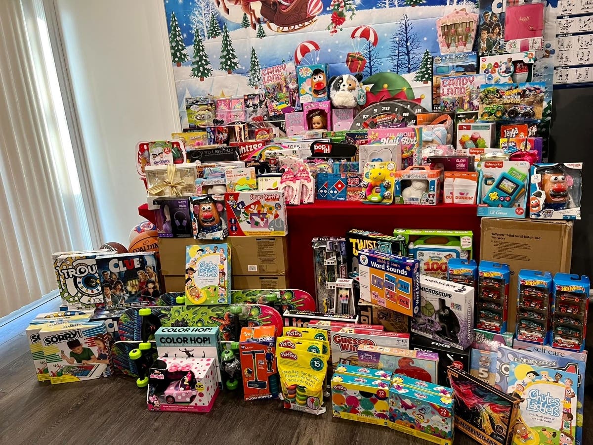 In its inaugural year of 2022, Elfie's House was able to donate 1,200 toys to area children in need.