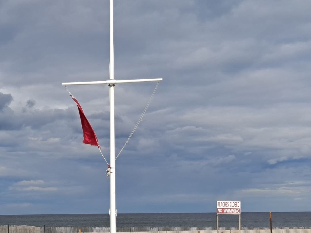 Rough surf and rip currents made for dangers at the Jersey Shore this past weekend.