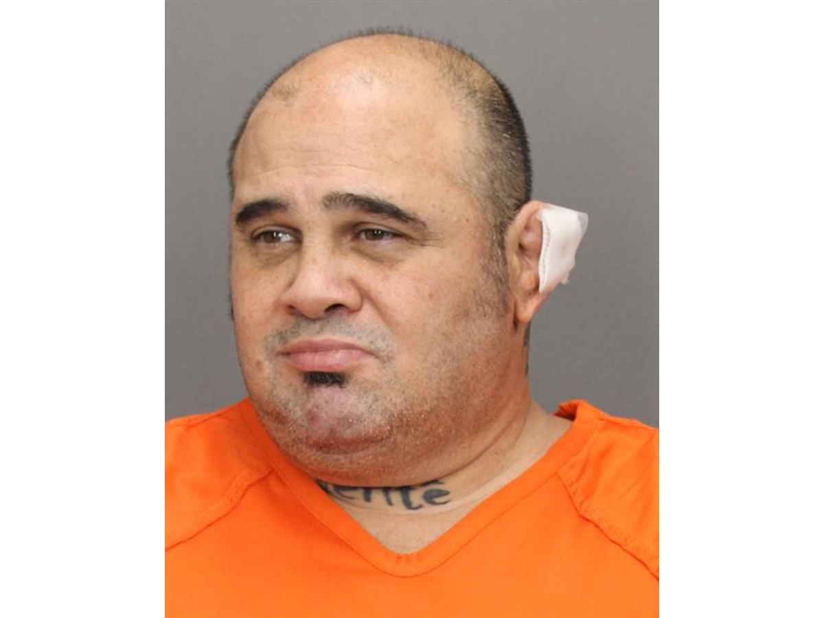 Jail records show that Augustine Bucco, 53, was charged with aggravated assault and weapons offenses.