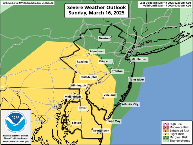 Large Storm Could Bring Severe Weather To NJ This Weekend | Across New ...