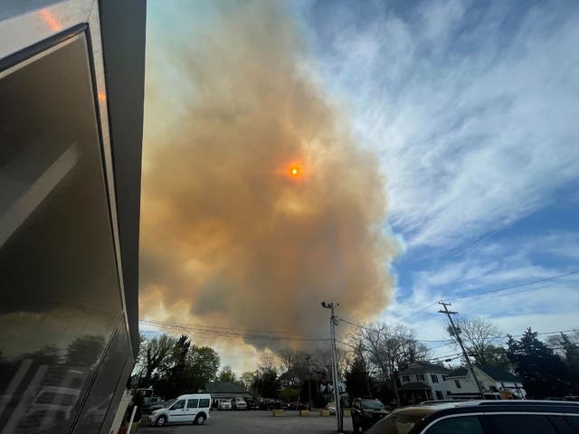 Wildfire Grows To 3,200 Acres In Barnegat: Officials | Barnegat, NJ Patch