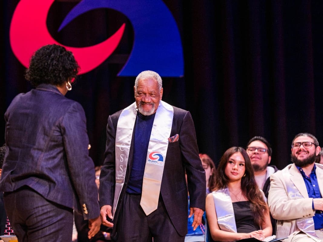 Among those honored was 71-year-old Atlantic City resident Leon Kerrison, a rising General Studies graduate who received a Counselor’s Award for academic achievement.