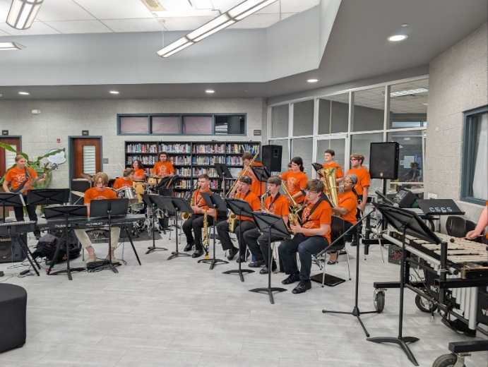 Students performing at the 2025 One Barnegat Music and Arts Festival