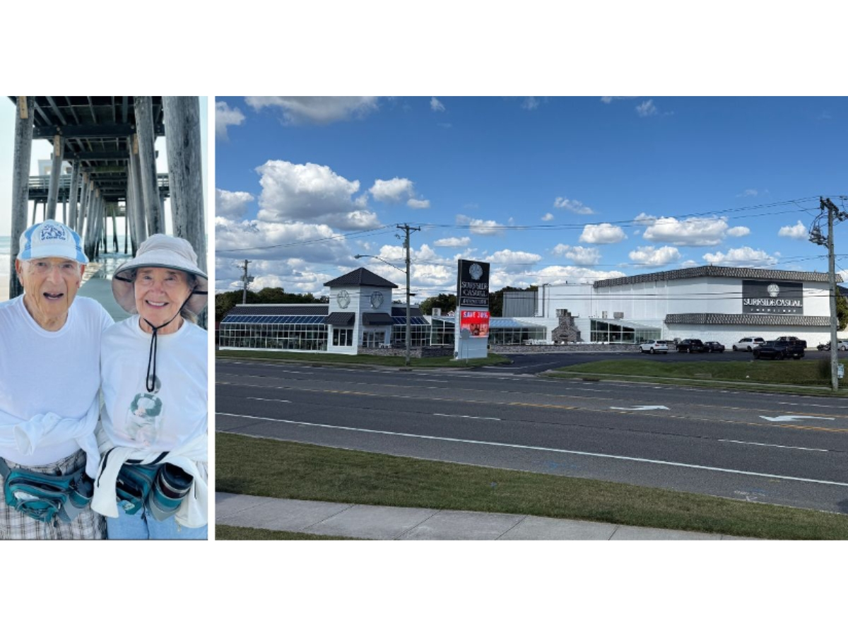 Larry Himmelstein, 97, and Dorothy Himmelstein, 93, (pictured left), founders of Surfside Casual Furniture, will ring in America’s 250th with a community celebration at the SandHouse Kitchen on July 3
