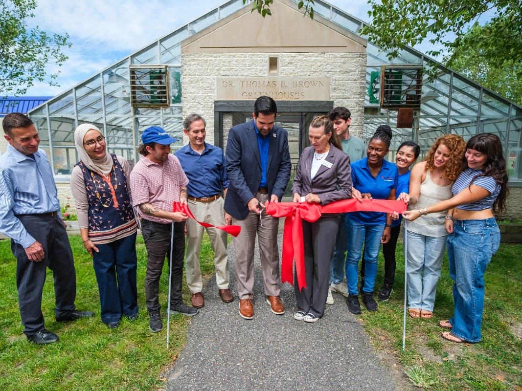 Atlantic Cape Community College has turned the vacant Thomas E. Brown Greenhouse on its Mays Landing campus into a full-time butterfly habitat for native species, with the space officially unveiled Sept. 10 during a ribbon cutting.